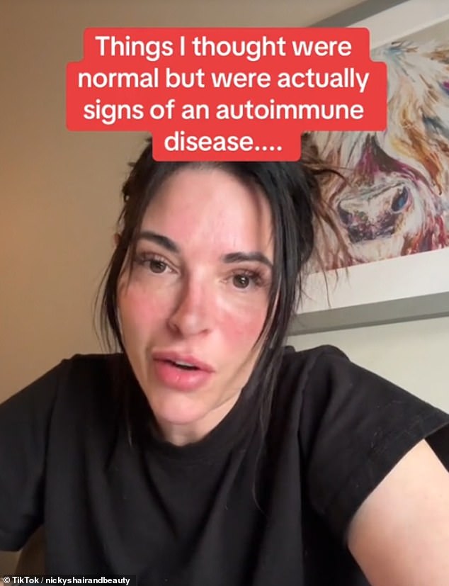 Nicky said that she has also experienced joint pain in her hands over the years, but she thought that this was because she is a hairdresser