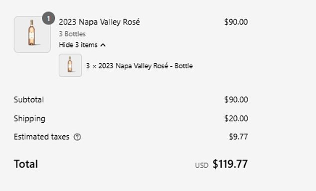 Royal fans pointed out that, as customers were required to purchase at least three bottles, this meant for a minimum spend of $119 including shipping