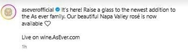 Meanwhile the URLs used for the As ever website prompted some confusion
