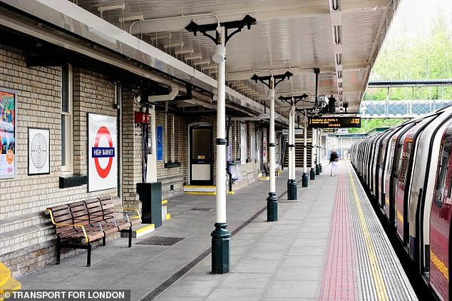 The wife and mother fell onto the tracks at High Barnet station, pictured, on her commute home after she fell asleep and missed her intended stop