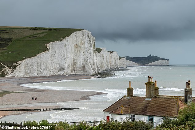 The Seven Sisters, a series of chalk cliffs by the English Channel, form part of the South Downs National Park