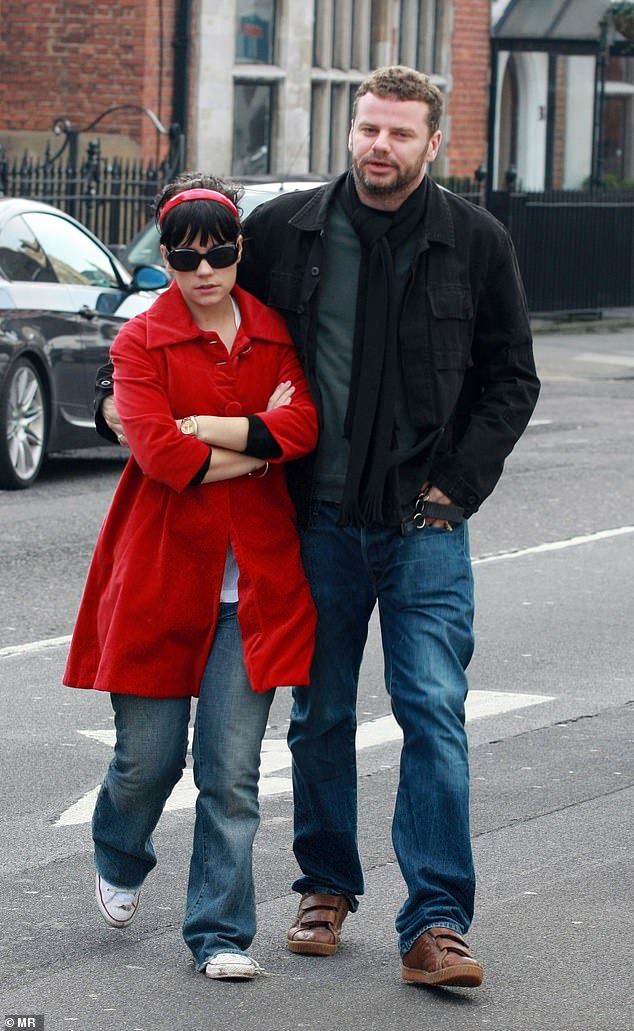 In 2008 Lily suffered a miscarriage with then partner Ed Simmons from the Chemical Brothers (pictured in 2008)