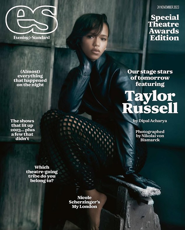 During her 14 months romance with Harry, the actress appeared on the cover of ES Magazine in November 2023, which Jessica styled and proudly shared to her Instagram (pictured)