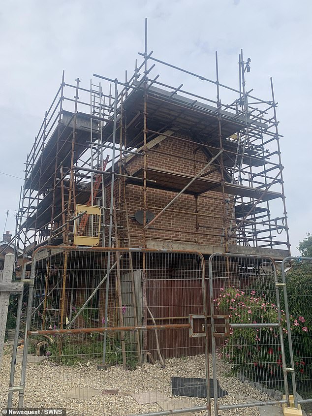 Breckland Council looked into the matter in 2021 and again in 2023 following complaints. In January it issued an enforcement notice ordering Ms Smith to remove the scaffolding and building materials