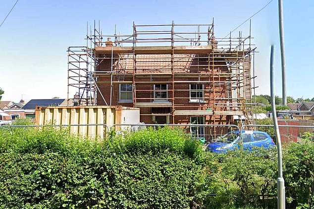 Residents in Shipdham have dubbed the property 'Scaffold House' and have described it as an 'extreme eyesore' and 'dreadful'