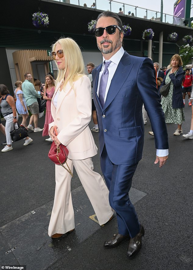 Joining a slew of stars for day three of the Wimbledon Championships on Wednesday, Dave and Jordyn put on a united front following the scandal