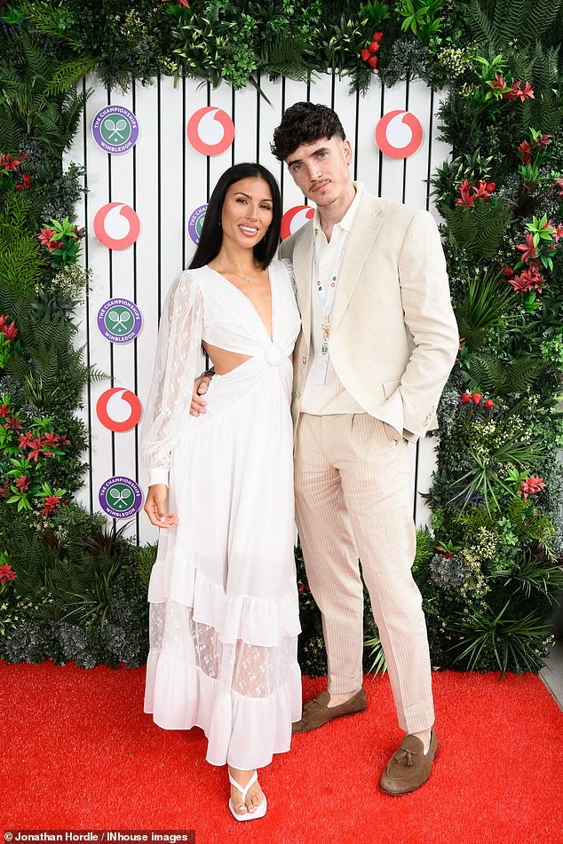 Too Hot To Handle star Emily Miller cuddled up to fiancé Cam Holmes