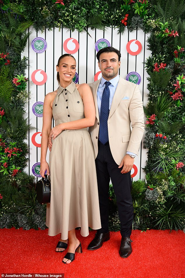 Vicky Pattison was joined by her husband Ercan Ramadan inside the suite