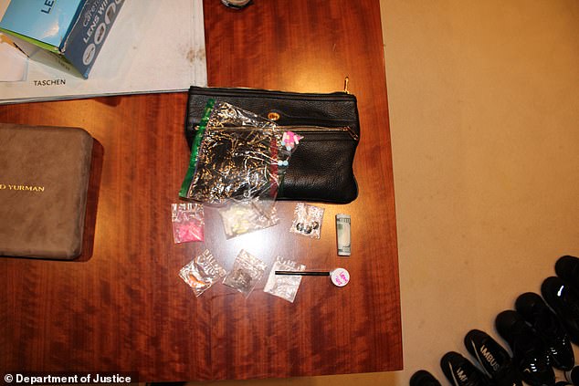 He also had $9,000 in cash and bags of pink powder which tested positive for MDMA and ketamine