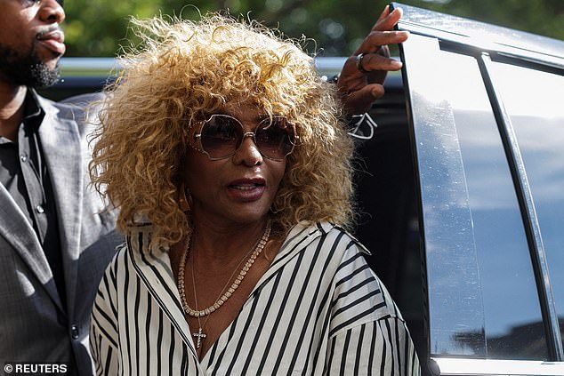 Janice Combs arriving at court Monday