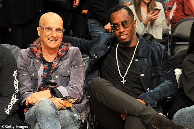 Legendary music executive Jimmy Iovine was a good friend of Diddy and they were often photographed together