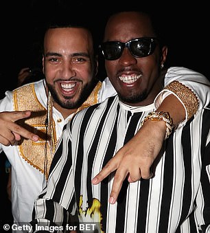 Cassie was seen with 'Unforgettable' rapper French Montana at the festival