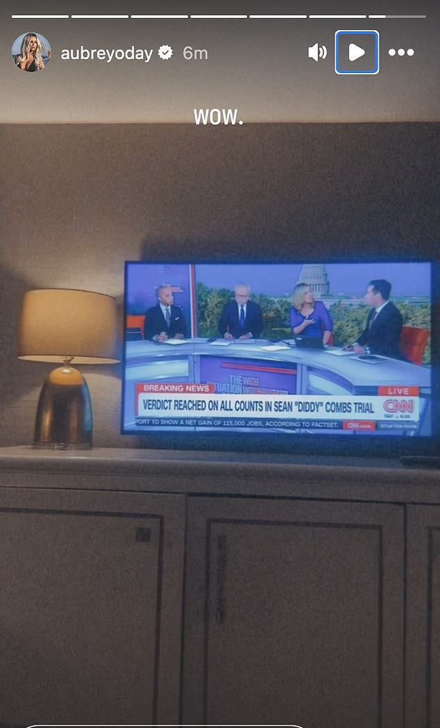 In a video posted to Instagram, the former Danity Kane singer is seen watching the news unfold on TV, visibly shaken