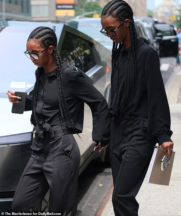 Diddy's family leave their hotel to go back to court on Wednesday afternoon