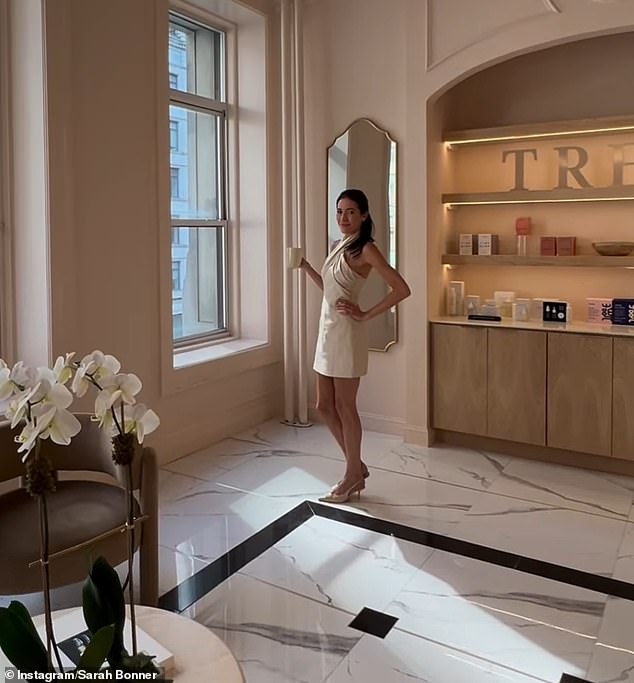Sarah recently co-founded the New York City-based wellness center TREAT Medspa, which uses an AI program called Aura 3D Imaging System to create a digital twin of your face