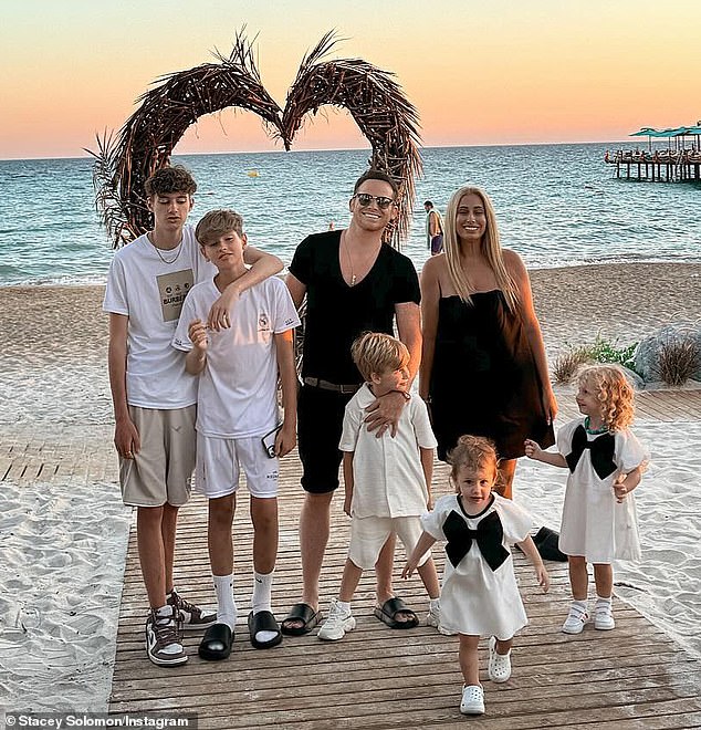 The mother-of-five has also made a portion of her wealth after securing a reality show deal with the BBC, with her show following her life with husband Joe Swash, 43, and their children