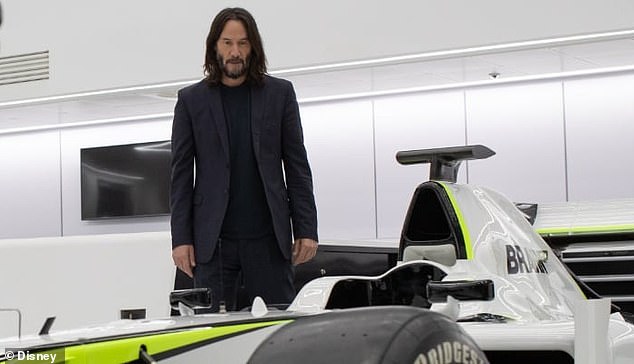 The docuseries reunites Reeves with his Brawn: The Impossible Formula 1 Story (pictured) showrunner Simon Hammerson after the pair triumphantly won an International Emmy Award on November 25