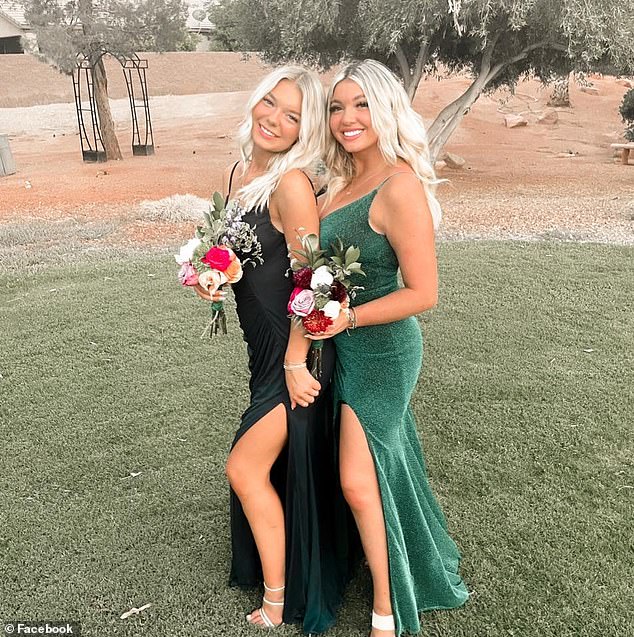 Madison Mogen (left) and Kaylee Goncalves (right) are pictured together