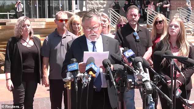 The Mogen family Attorney reads a statement after Bryan Kohberger's guilty plea