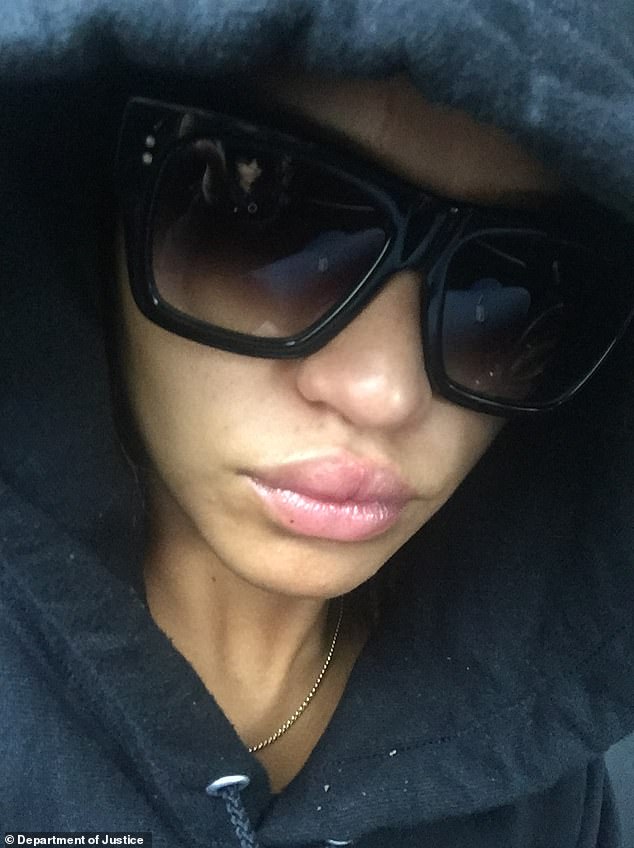 Cassie was also seen with a large bruise on her upper lip during her relationship with Combs