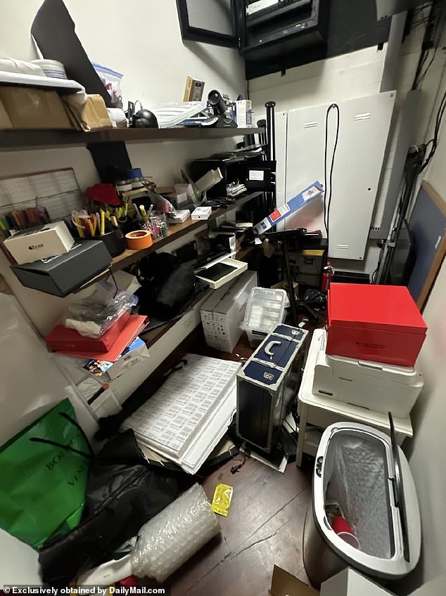 In photos exclusively obtained by DailyMail.com, we see inside the Florida mansion on Star Island to see several disheveled rooms, bedrooms turned over and drawers rifled through following a raid in March 2024