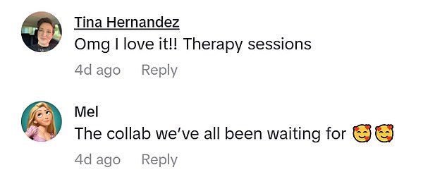 The union of exes has caused quite the stir among fans with several commenting that Kath and Avery have created 'a Siwa support club' and others wishing they could be a 'fly on the wall'