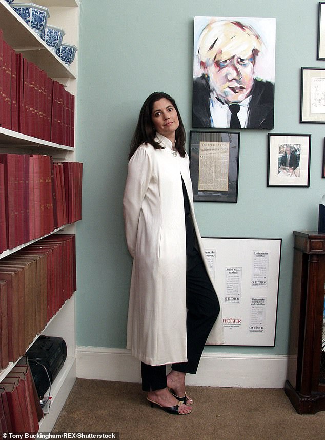 Kimberly Fortier at the offices of the Spectator in London