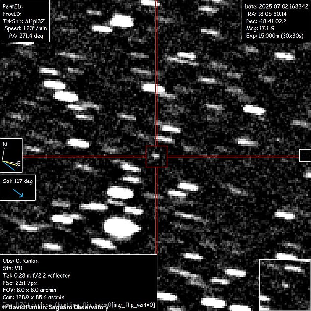 Scientists believe A11pl3Z is 12 miles long, making it significantly bigger than the last 2 interstellar objects to be tracked as they passed through the solar system