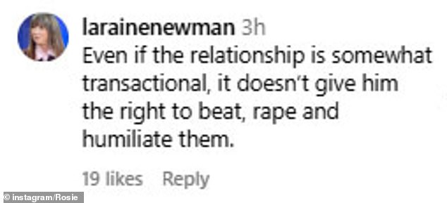 SNL alum Laraine Newman said Diddy had been out of line in the way he had treated sex workers he'd hired