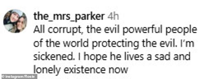 One user said that systems remained in place to protect the wealthy and powerful