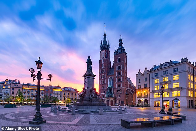 Poland came in as a close second, with Redditors gushing over its rich history, food and architecture (Pictured: Old Town of Krakow)