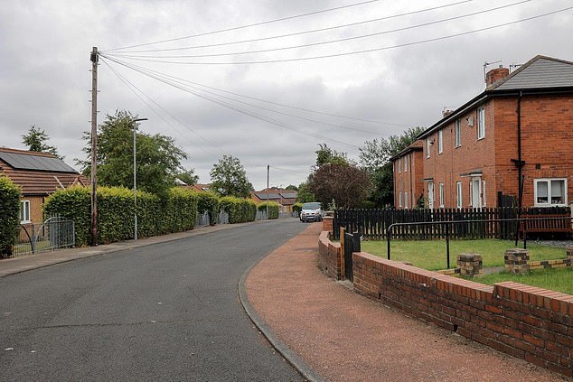 The street where Lamb lives is mainly made up of retirees living in housing association homes
