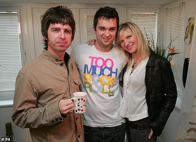 Speaking to The Mirror, Jo shared that she thinks Noel is 'very ambitious'and has always been committed to writing new music (Noel and Jo seen in 2006)