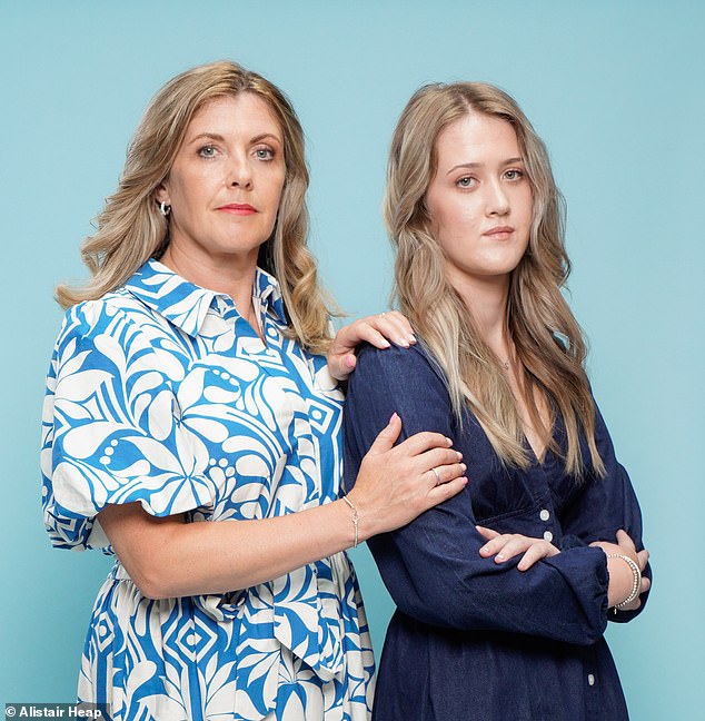 15-year-old Alex (pictured with her mother Claire) recently experimented with BuzzBallz – to her cost