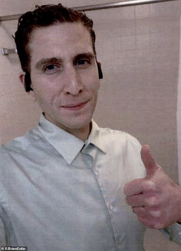 This extraordinary selfie taken hours after the murders shows Kohberger smirking and offering a 'thumbs up' to the camera