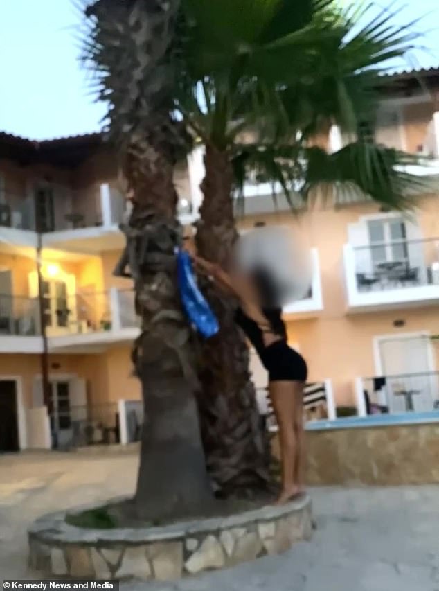 The hilarious clip has gone viral on social media platform TikTok