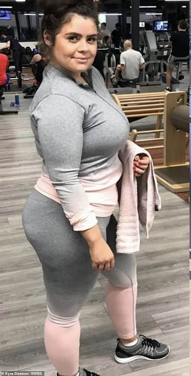 Kyra embarked on a fitness journey after ditching the takeaways, aiming for 10,000 steps a day and signing up for a gym membership
