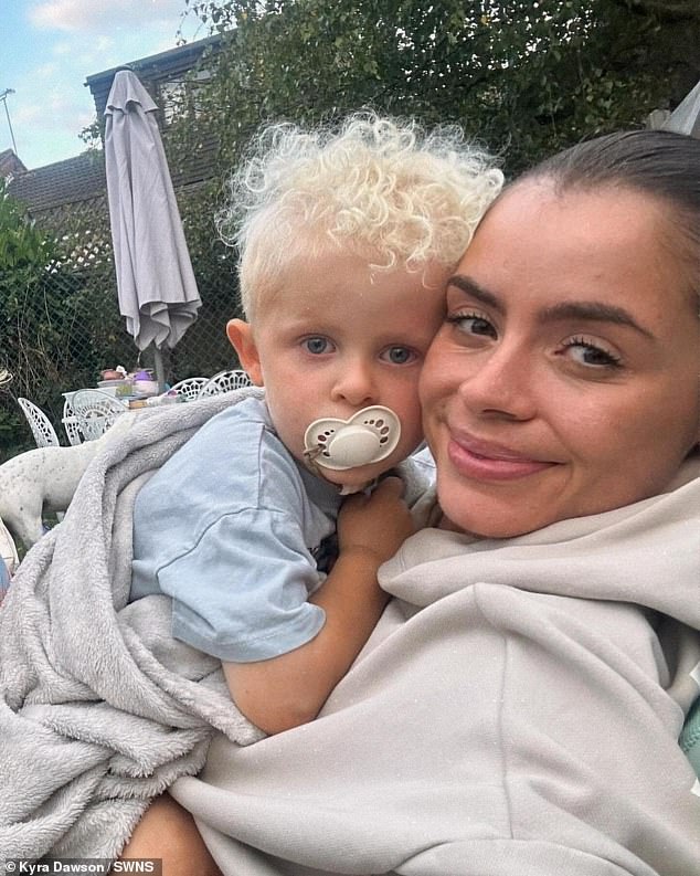 Kyra found out that she was pregnant with her son Reo, now 3, just five months after going sober