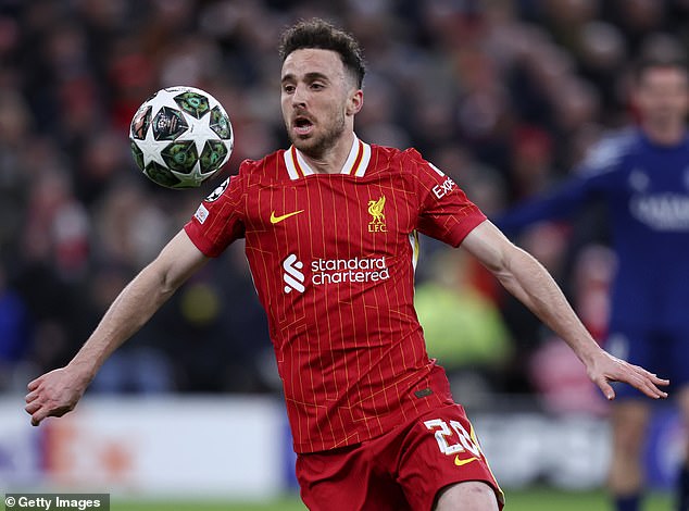 Jota was signed to Liverpool for £41million in 2020 - racking up 81 goals in all competitions and helping the Reds to FA Cup and Premier League wins