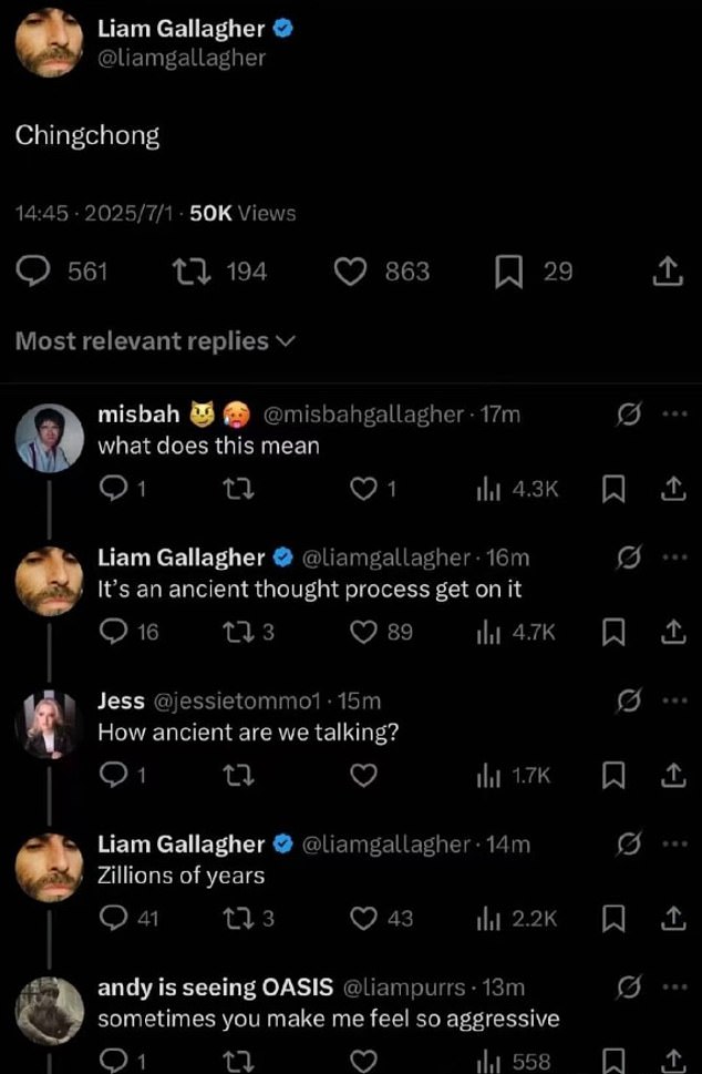 However, the famously outspoken and controversial star left many of his Asian fans hurt and offended, after tweeting out the derogatory phrase 'chingchong'