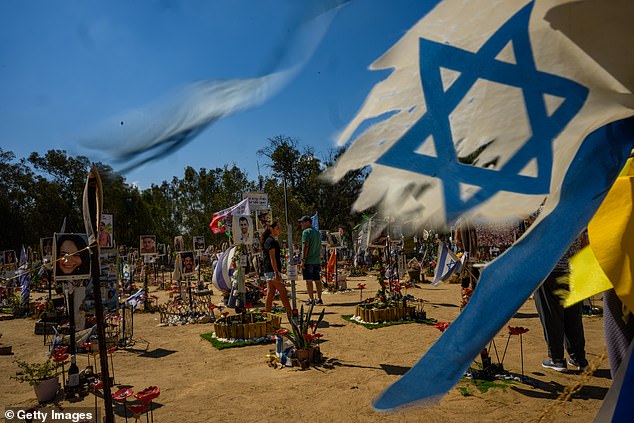 The Nova festival memorial site in Re'im, Israel
