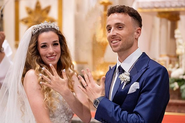 Jota died on Thursday, just days after marrying new wife and childhood sweetheart Rute