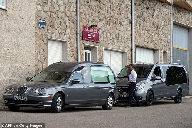 The bodies of the two brothers were taken to the funeral home after the horror crash