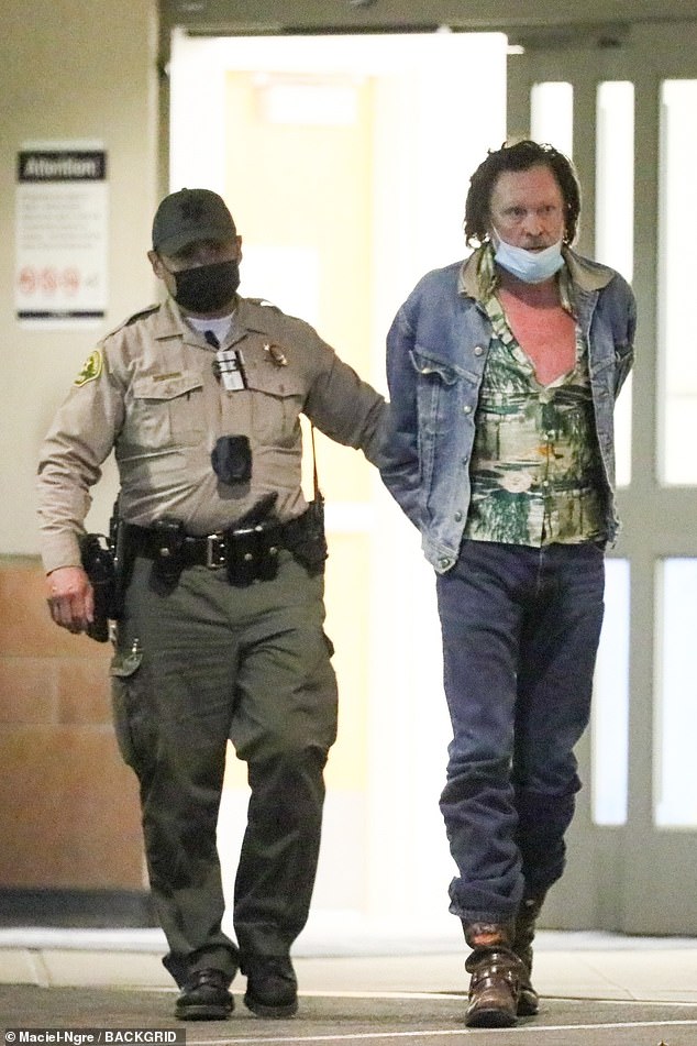 It wasn¿t Madsen¿s first brush with the law. In 2022 the Hollywood actor was arrested for trespassing at a luxury house from which he was evicted, DailyMail.com reported - pictured