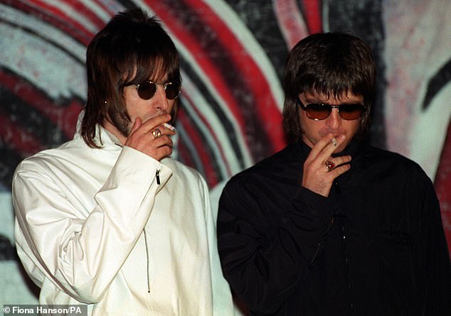Liam (L) and Noel (R) had a falling out which led to Oasis splitting up 16 years ago. Their long-awaited comeback tour is set to kick off on Friday