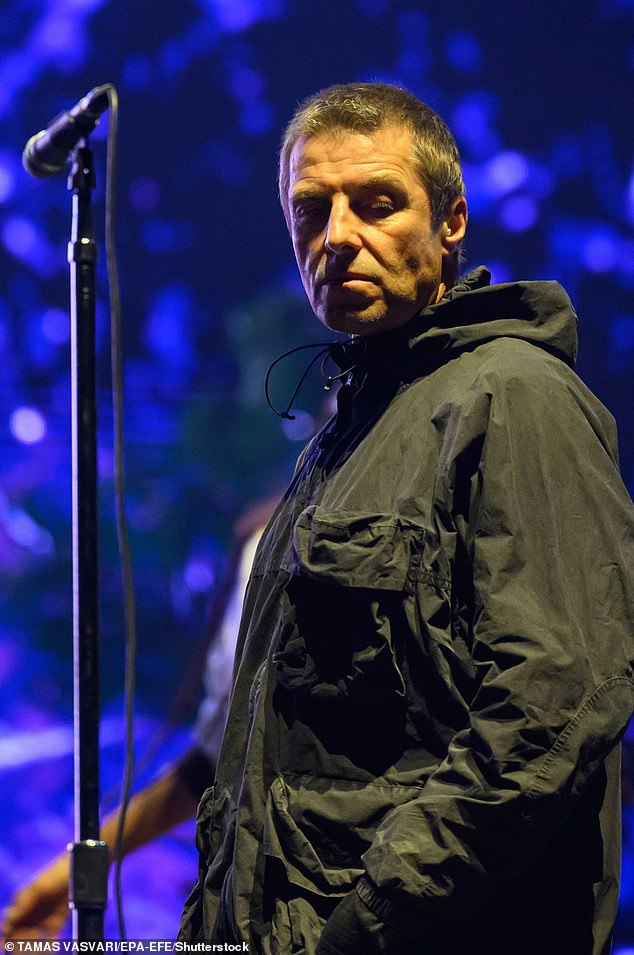 The Oasis singer who hired the professional gardener personally and would often encourage him to join him for a coffee or a cold beer. Pictured: Liam Gallagher performs in Budapest in 2024