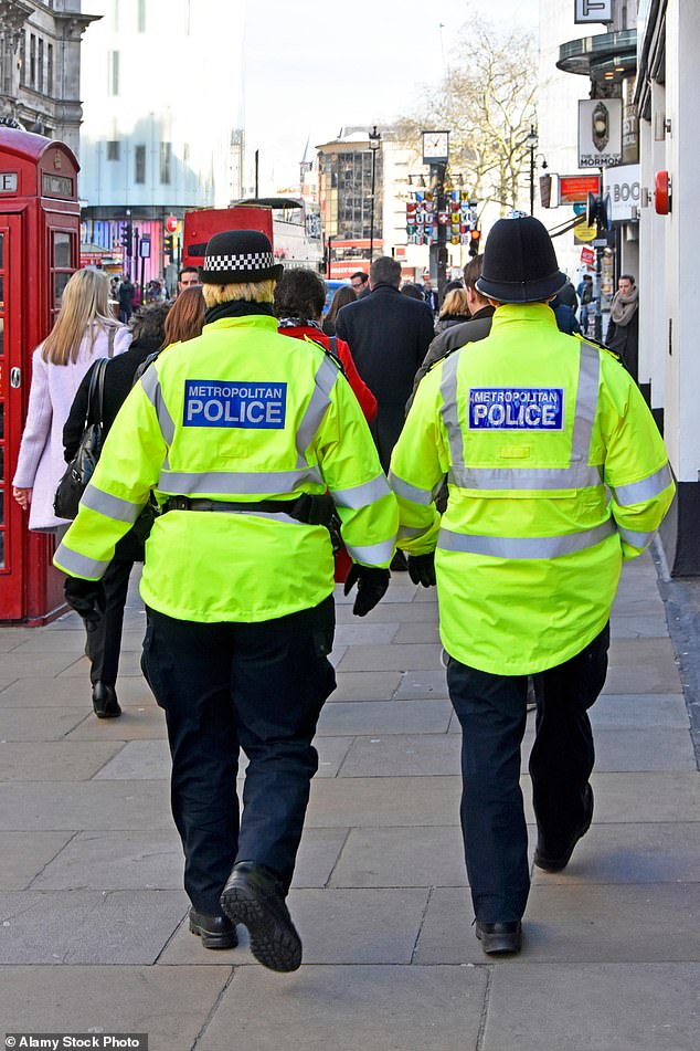 The two were swiftly taken off the force by the Metropolitan Police misconduct panel in central London. Pictured: Stock image