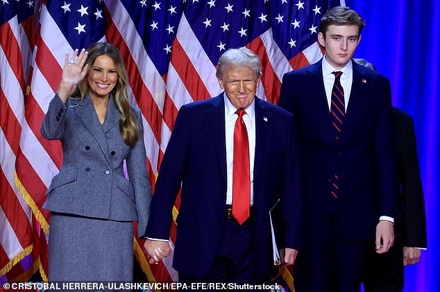 Barron is the youngest son of President Donald Trump and Melania Trump