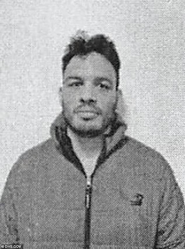 The Department of Homeland Security released this mug shot of Chavez Jr on Thursday