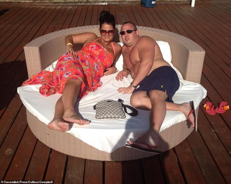 Coleen and Thomas (pictured on holiday, above) initially became notorious over a string extravagant trips abroad funded by their family-run cocaine trafficking racket